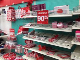 target valentine clearance
