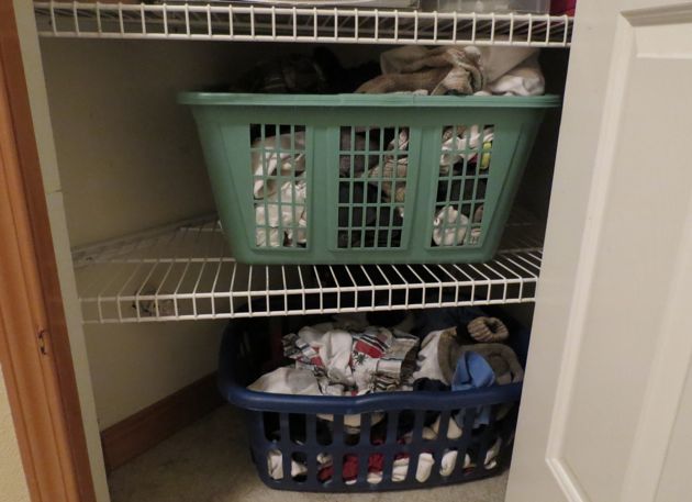laundry baskets closet