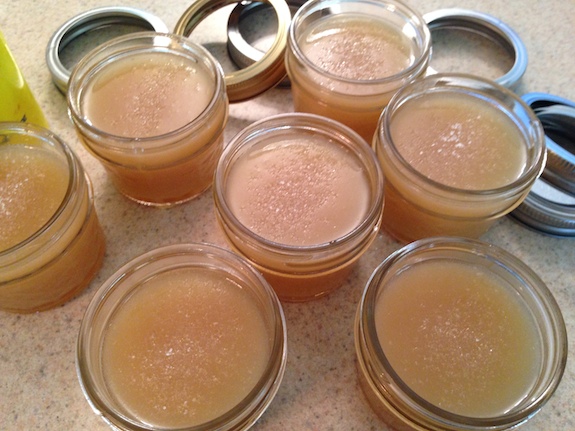 Store Salted Caramel in canning jars