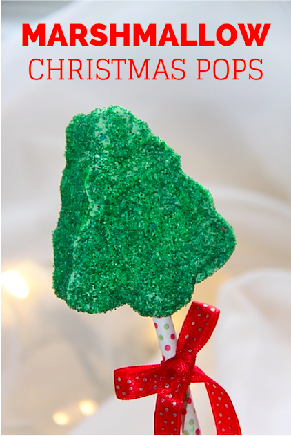 Homemade Marshmallow Christmas Pops