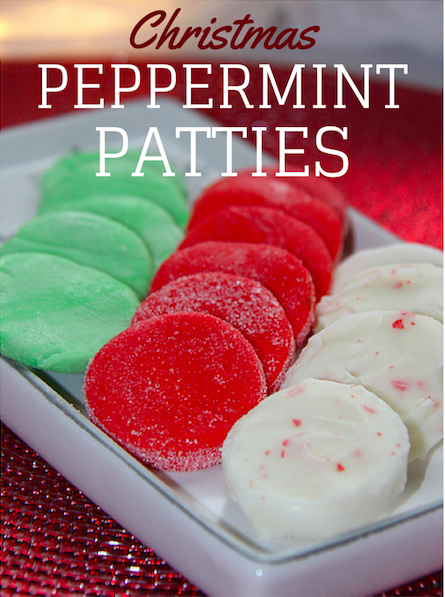 Christmas Peppermint Patties - Super easy to make!
